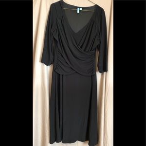B slim black formal dress